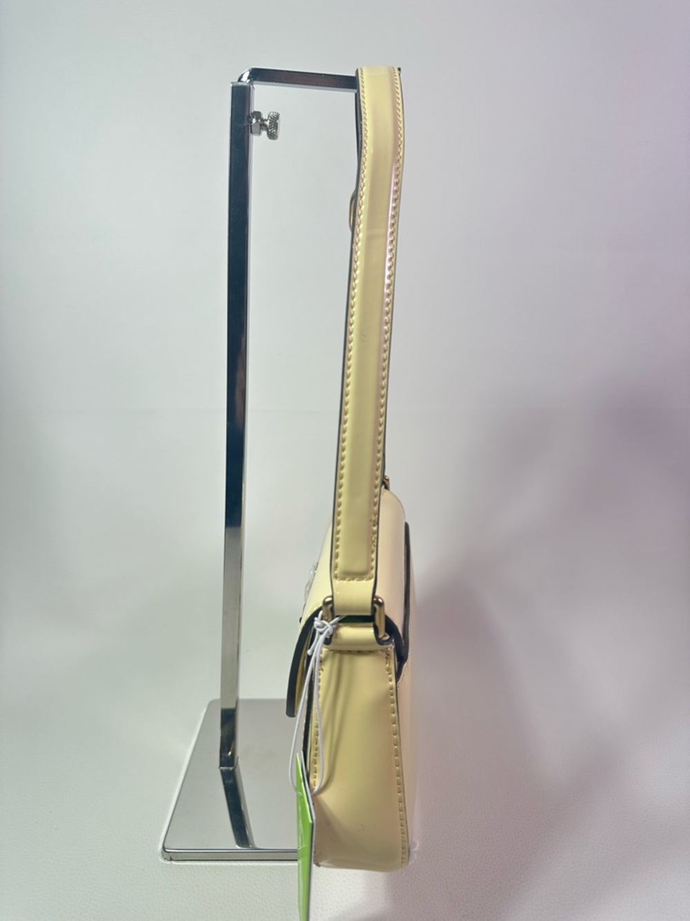 NEW SAM EDLEMAN LORAINE SMALL LEATHER SHOULDER BAG PALE YELLOW NWT!! - Picture 6 of 12